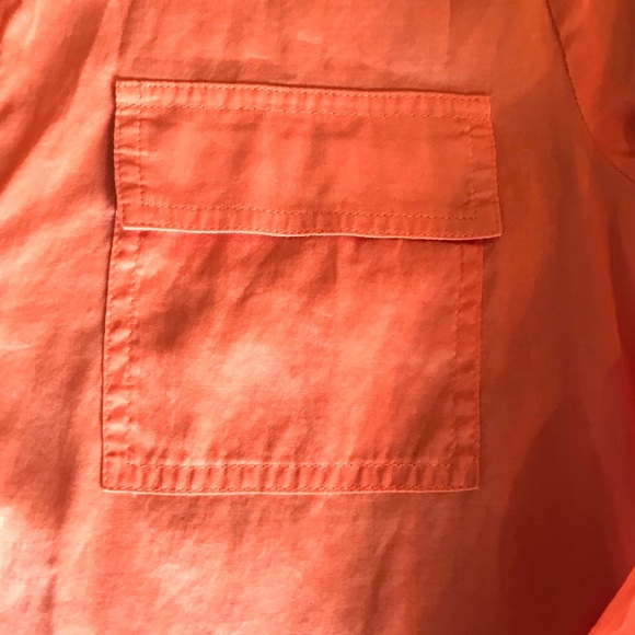 Theory two pocket long sleeve blouse - Picture 4 of 8